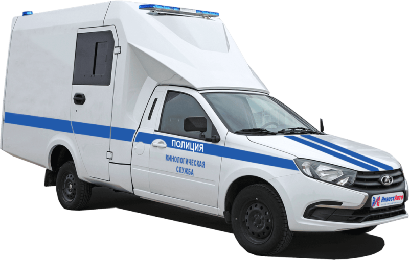 Автомобиль кинологической службы на базе ВИС 2349 Extra с композитным кузовом