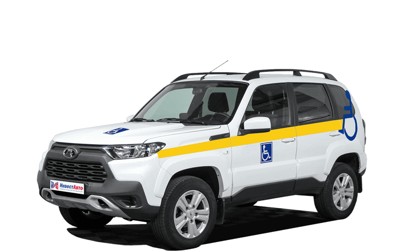 Lada Niva Travel для перевозки инвалидов с поворотным креслом