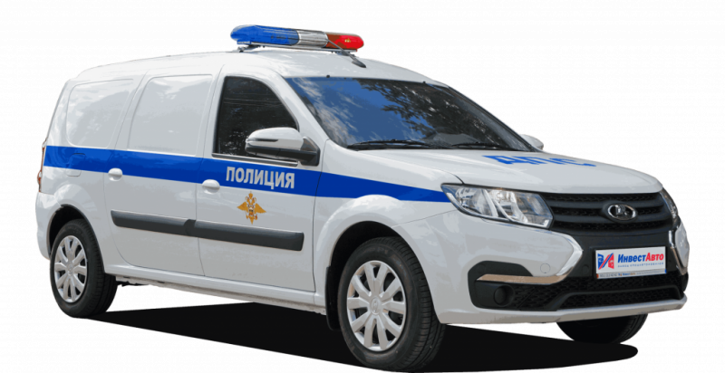 Автомобиль дорожного патруля на базе Lada Largus фургон