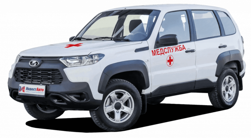 Санитарный автомобиль на базе Lada Niva Travel (с носилками)