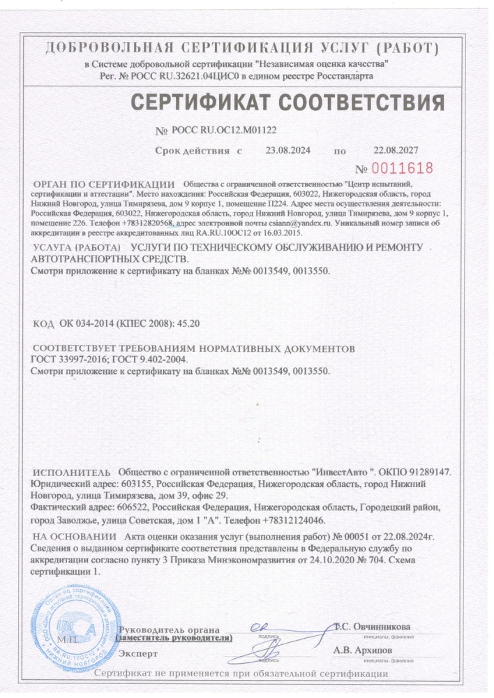 Сертификат соответствия на переоборудование транспортного средства Сертификат соответствия на переоборудование транспортного средства